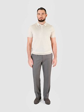 ТРИКОТАЖНАЯ РУБАШКА МУЖ. PEPLOS KN24SH036 БЕЖЕВЫЙ