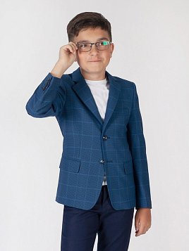 ПИДЖАК ДЛЯ МАЛЬЧИКА МЛ. ШКОЛА PEPLOS JA20B024 СИНИЙ