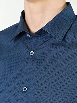 СОРОЧКА МУЖСКАЯ PEPLOS SH23133-SL ТЕМНО-СИНИЙ