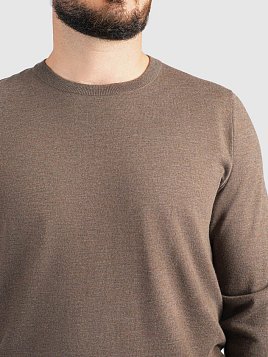 ДЖЕМПЕР МУЖСКОЙ PEPLOS KN25J039 КОРИЧНЕВЫЙ