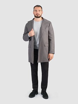 ПАЛЬТО МУЖСКОЕ PEPLOS OW2507-CT СЕРЫЙ
