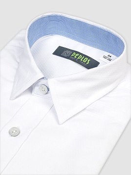 СОРОЧКА ДЛЯ МАЛЬЧИКА PEPLOS SH20J004-R БЕЛЫЙ