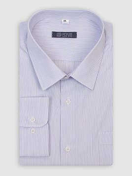 СОРОЧКА МУЖСКАЯ PEPLOS SH21042-С СИРЕНЕВЫЙ