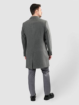 ПАЛЬТО МУЖСКОЕ PEPLOS OW2551-CT СЕРЫЙ