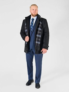ПАЛЬТО МУЖСКОЕ PEPLOS OW2308-CT ЧЁРНЫЙ