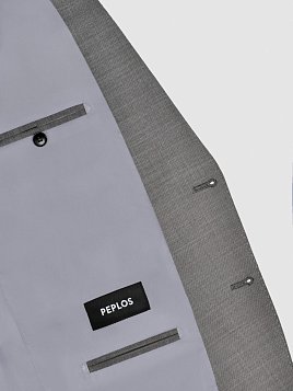 КОСТЮМ МУЖСКОЙ PEPLOS SU24023-R ТЕМНО-СЕРЫЙ