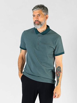 РУБАШКА-ПОЛО МУЖСКАЯ PEPLOS TS23006-Р ЗЕЛЕНЫЙ