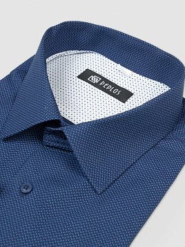 СОРОЧКА МУЖСКАЯ PEPLOS SH22138-R ТЕМНО-СИНИЙ