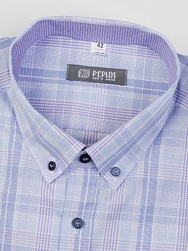 СОРОЧКА МУЖСКАЯ PEPLOS SH20045-R СИРЕНЕВЫЙ
