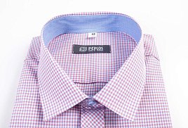 СОРОЧКА МУЖСКАЯ PEPLOS SH19201-K-C КОРАЛЛОВЫЙ