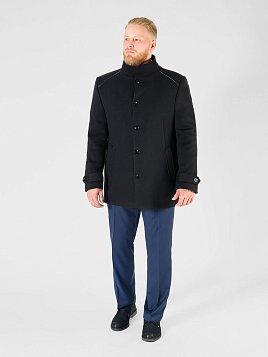 ПАЛЬТО МУЖСКОЕ PEPLOS OW2308-CT ЧЁРНЫЙ