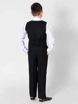 БРЮКИ ДЛЯ МАЛЬЧИКА МЛ. ШКОЛА PEPLOS TR19B013 ЧЕРНЫЙ